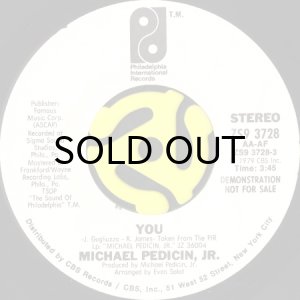 画像1: MICHAEL PEDICIN, JR. feat. THE JONES GIRLS / YOU b/w SONG FOR SHERRY (45's) (WHITE PROMO) (1)