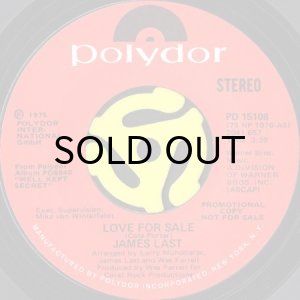 画像2: JAMES LAST / LOVE FOR SALE (45's) (WHITE PROMO) (2)