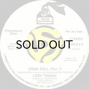 画像2: LEON THOMAS / CHINA DOLL (45's) (WHITE PROMO) (2)