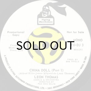 画像1: LEON THOMAS / CHINA DOLL (45's) (WHITE PROMO) (1)