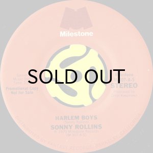 画像2: SONNY ROLLINS / HARLEM BOYS (45's) (PROMO) (2)