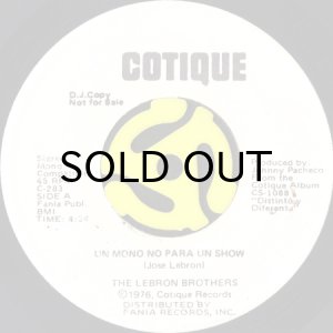 画像2: THE LEBRON BROTHERS / MY CHERIE AMOUR (45's) (WHITE PROMO) (2)