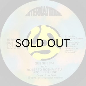画像2: ROBERTO ROENA Y SU APOLLO SOUND / TRAICION b/w QUE SE SEPA (45's) (2)