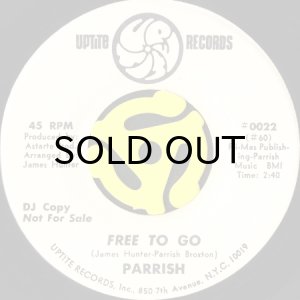 画像2: PARRISH / YOUR SMILE b/w FREE TO GO (45's) (WHITE PROMO) (2)