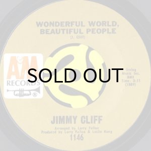 画像1: JIMMY CLIFF / WONDERFUL WORLD, BEAUTIFUL PEOPLE (45's) (1)