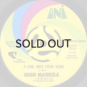画像1: HUGH MASEKELA / A LONG WAYS FROM HOME b/w HOME BOY (45's) (1)