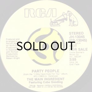 画像2: THE MAIN INGREDIENT feat. CUBA GOODING / PARTY PEOPLE (45's) (PROMO) (2)