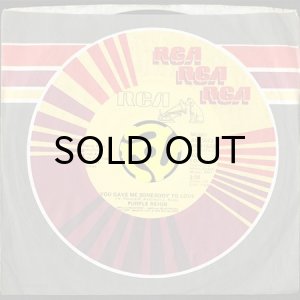 画像3: PURPLE REIGN / YOU GAVE ME SOMEBODY TO LOVE (45's) (PROMO) (3)