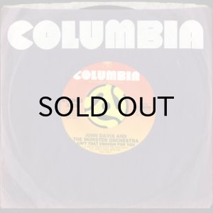 画像3: JOHN DAVIS & THE MONSTER ORCHESTRA / AIN'T THAT ENOUGH FOR YOU (45's) (3)