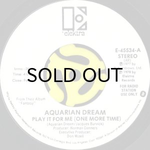 画像1: AQUARIAN DREAM / PLAY IT FOR ME b/w YESTERDAY (WAS SO NICE TODAY) (45's) (WHITE PROMO) (1)