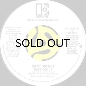 画像2: LEROY HUTSON / SHE'S GOT IT (45's) (WHITE PROMO) (2)