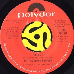 画像2: RAY, GOODMAN & BROWN / SPECIAL LADY b/w DEJA VU (45's) (2)
