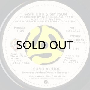画像2: ASHFORD & SIMPSON / FOUND A CURE (45's) (PROMO) (2)