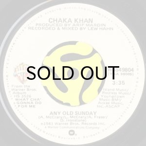 画像2: CHAKA KHAN / HEED THE WARNING b/w ANY OLD SUNDAY (45's) (2)