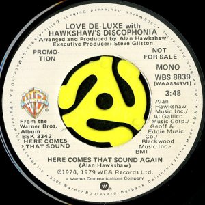画像1: LOVE DE-LUXE / HERE COMES THAT SOUND AGAIN (45's) (PROMO) (1)