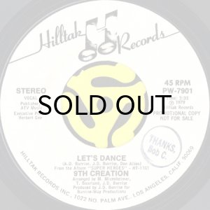 画像2: 9TH CREATION / LET'S DANCE (45's) (WHITE PROMO) (2)