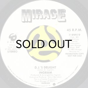 画像1: INGRAM / D.J.'S DELIGHT (45's) (WHITE PROMO) (1)