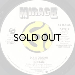 画像2: INGRAM / D.J.'S DELIGHT (45's) (WHITE PROMO) (2)