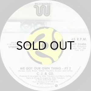 画像1: C.J. & CO. / WE GOT OUR OWN THING (45's) (1)