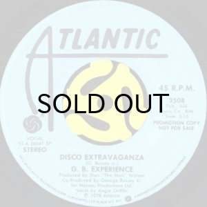画像2: G.B. EXPERIENCE / DISCO EXTRAVAGANZA (45's) (PROMO) (2)