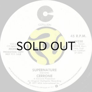 画像1: CERRONE / SUPERNATURE (45's) (PROMO) (1)