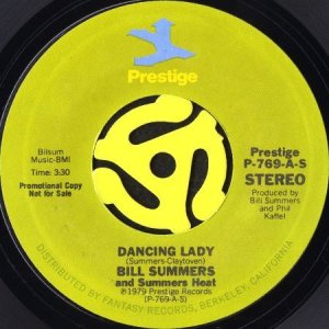 画像2: BILL SUMMERS AND SUMMERS HEAT / DANCING LADY (45's) (PROMO) (2)