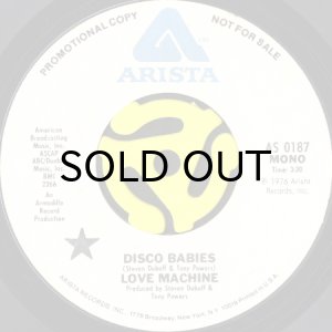 画像1: THE LOVE MACHINE / DISCO BABIES (45's) (WHITE PROMO) (1)