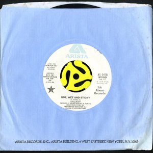 画像3: GALAXY / HOT, WET AND STICKY (45's) (WHITE PROMO) (3)