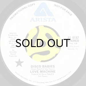 画像2: THE LOVE MACHINE / DISCO BABIES (45's) (WHITE PROMO) (2)