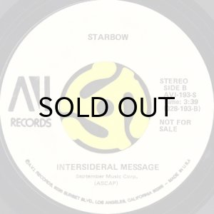 画像2: STARBOW / VOYAGER II b/w INTERSIDERAL MESSAGE (45's) (2)