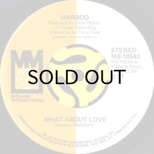 画像1: MARBOO / WHAT ABOUT LOVE (45's) (1)