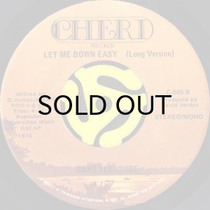 画像2: RARE PLEASURE / LET ME DOWN EASY (45's) (2)