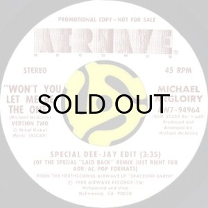 画像2: MICHAEL MCGLOIRY / WON'T YOU LET ME BE THE ONE (45's) (2)