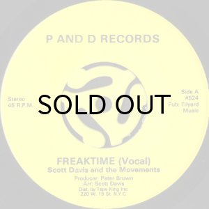 画像1: SCOTT DAVIS AND THE MOVEMENTS / FREAKTIME (45's) (1)