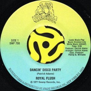 画像1: ROYAL FLUSH / DANCIN' DISCO PARTY (45's) (1)