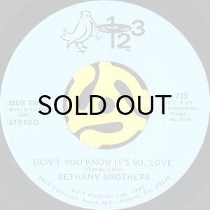 画像2: BETHANY BROTHERS / THAT'S HOW MUCH I BELIEVE IN YOU b/w DON'T YOU KNOW IT'S SO, LOVE (45's) (2)
