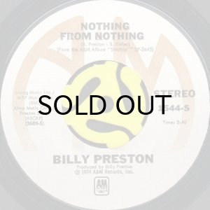 画像3: BILLY PRESTON / NOTHING FROM NOTHING (45's) (PICTURE SLEEVE) (3)