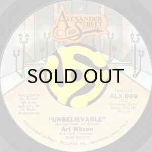 画像2: ART WILSON / I KNOW WE CAN MAKE IT b/w UNBELIEVABLE (45's) (2)