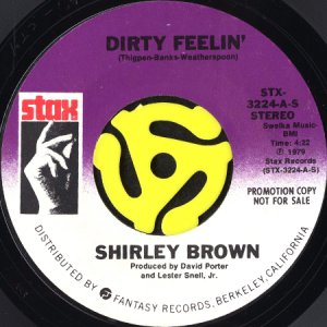 画像2: SHIRLEY BROWN / DIRTY FEELIN' (45's) (PROMO) (2)