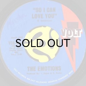 画像1: THE EMOTIONS / SO I CAN LOVE YOU (45's) (1)