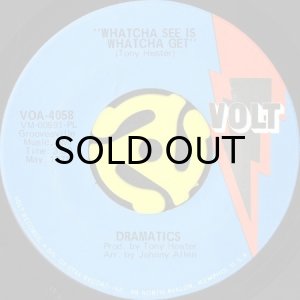画像1: DRAMATICS / WHATCHA SEE IS WHATCHA GET (45's) (1)