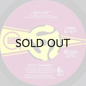 画像2: HIGH INERGY / LOVIN' FEVER b/w BEWARE (45's) (2)