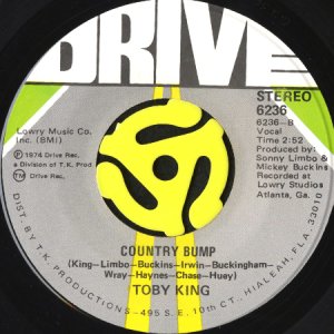 画像2: TOBY KING / FIRST MAN TO DIE FROM THE BLUES (45's) (2)