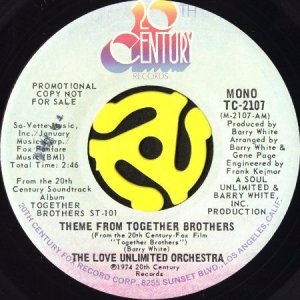 画像1: THE LOVE UNLIMITED ORCHESTRA / THEME FROM TOGETHER BROTHERS (45's) (PROMO) (1)