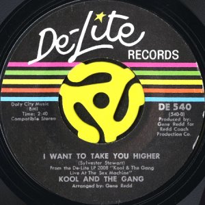 画像1: KOOL AND THE GANG / I WANT TO TAKE YOU HIGHER b/w PNEUMONIA (45's) (1)