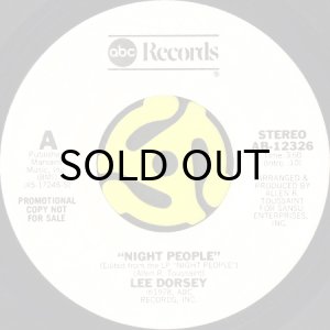 画像2: LEE DORSEY / NIGHT PEOPLE (45's) (WHITE PROMO) (2)