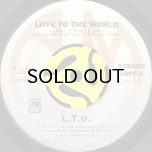 画像1: L.T.D. / LOVE TO THE WORLD (45's) (1)