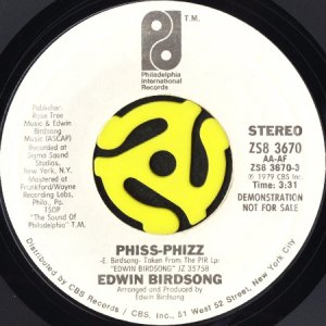 画像1: EDWIN BIRDSONG / PHISS-PHIZZ (45's) (WHITE PROMO) (1)