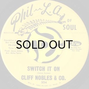 画像1: CLIFF NOBLES & CO. / SWITCH IT ON (45's) (1)