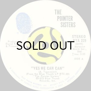 画像1: THE POINTER SISTERS / YES WE CAN CAN (45's) (VINYL PRESS) (1)